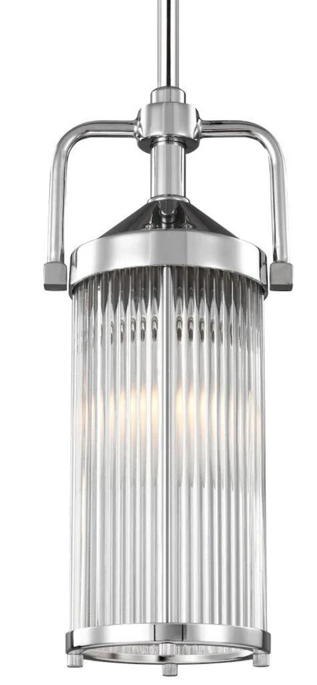 Colgante Feiss Paulson 1 luz 5 pulgadas cromo, P1448CH Foto 1 de 1