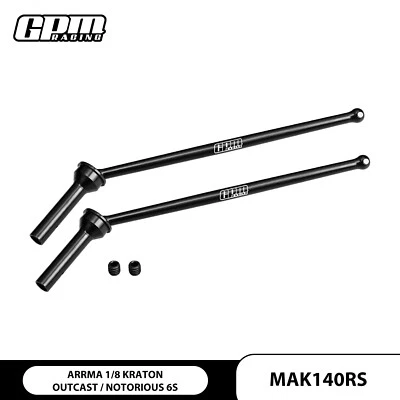 GPM #45 Harden Steel Rear CVD Driveshaft For ARRMA 1/8 Kraton Notorious Outcast - Image 1 of 4