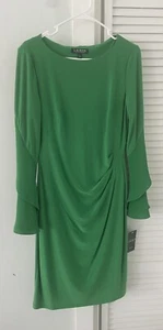 Calcin Klein grünes Kleid Größe 8 Einzelhandel 165 $ - Bild 1 von 6