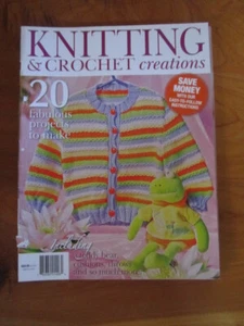 KNITTING & CROCHET CREATIONS BOOK 20 PROJECTS GREAT * MUST SEE - Picture 1 of 1