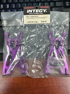 Integy T6999-Purple Aluminum Lower Suspension Arm for Savage XL - Picture 1 of 1