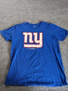 New York Giants Blue Football Jersey T Shirt XL NFL Fanatics - Picture 1 of 8
