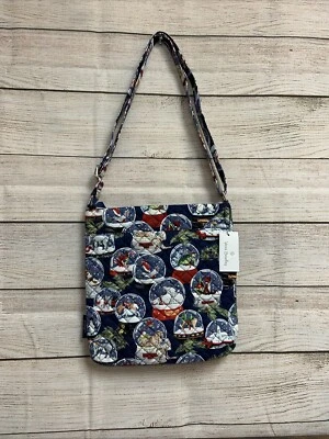 Vera Bradley Snow Globe Design Triple Zip Hipster NWT With Tags - Image 1 of 4