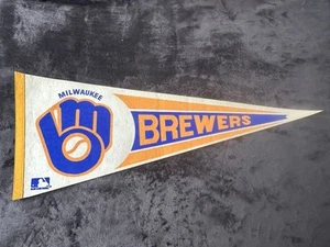 MILWAUKEE BREWERS MLB Baseball Pennant 30” Full Size Vintage 1978 Flag - Picture 1 of 1