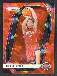 2024-25 Panini Prizm #268 Reed Sheppard Prizm Red Ice Rookie RC - Picture 1 of 2