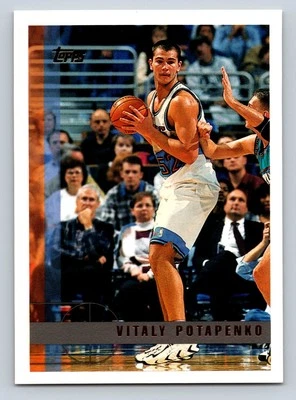1997-98 Topps #96 Vitaly Potapenko Cleveland Cavaliers - NM - Image 1 of 2