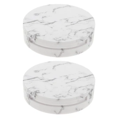  2 pz Doppio strato pressato scatole di polvere di polvere cosmetiche (colore - Image 1 of 4