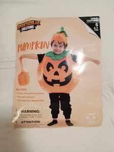 Spooktacular Creations Childs BIG CUTE PUMPKIN SIZE S NEW 3 Piece - Picture 1 of 9