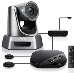 Tenveo VA3000E 10x Zoom Videokonferenzkamera PTZ Kamera und Konferenzmikrofon - Bild 1 von 9