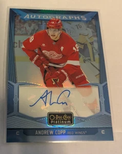 2024-25 O-Pee-Chee Platinum Blue Rainbow Autographs Andrew Copp - Picture 1 of 2