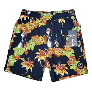 NWT Billabong Boys Dr.Seuss "Grinch Aloha" Board Shorts Swim Trunks Sz Medium/12 - Picture 1 of 6