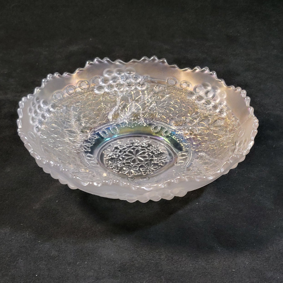 white carnival glass products for sale | eBay white carnival glass products for sale | eBay