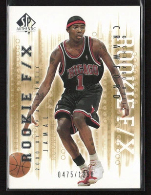 Jamal Crawford 2000-01 SP Auténtico #98/1250 Chicago Bulls Foto 1 de 2