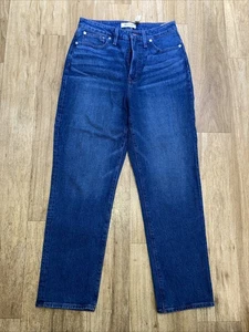 Madewell Women's Curvy Perfect Vintage Straight Blue Jeans, Size 29, NEW w/tags - Picture 1 of 9