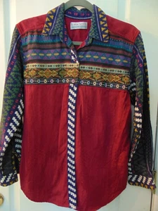 Womens Karen Scott Western Shirt blouse - Picture 1 of 4