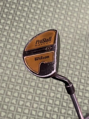 Wilson Pro Staff Mallet Putter Golfschläger Herren RH Stahlschaft Originalgriff - Bild 1 von 4