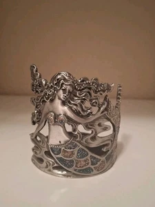 Mermaid Metal Candle Holder - Picture 1 of 3