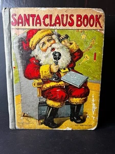 Antique Children’s Book Holiday Christmas Santa Clause Book 1900s - Picture 1 of 11