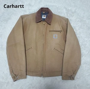Chaqueta Carhartt Detroit años 90 hecha en EE. UU. J01 BRN L Vintage Japón - Imagen 1 de 12