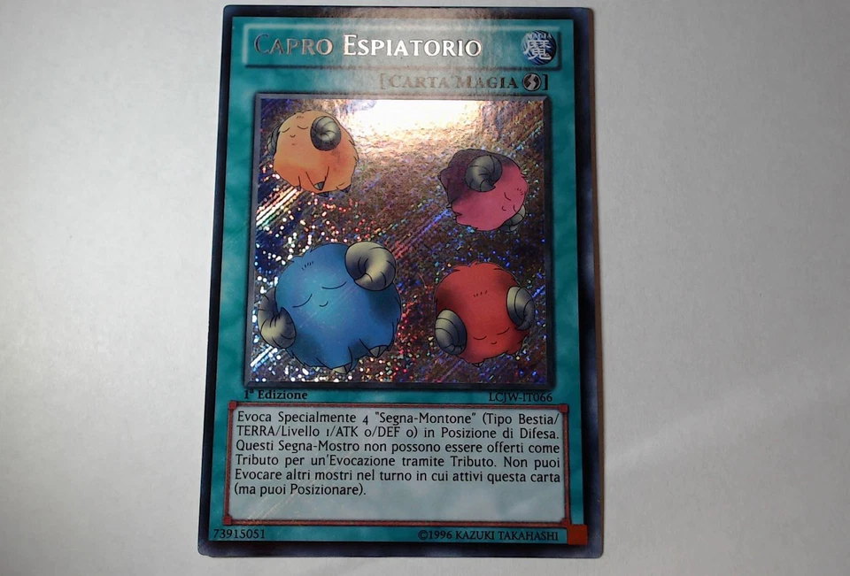 Yugioh SÜNDENBOCK , lcjw-it066 Secret Rare italienisch Near Mint 1. Auflage - Bild 1 von 4