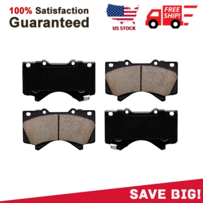 Pastillas de freno delanteras de cerámica para Toyota Tundra Sequoia Land Cruiser LX570 2008-2021 Foto 1 de 4