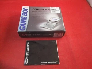 Nintendo Game Boy Advance SP Platinum Console EMPTY Box & Manual ONLY *No system - Picture 1 of 10