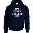 590 Faber College Hoodie funny pop culture costume frat party college new