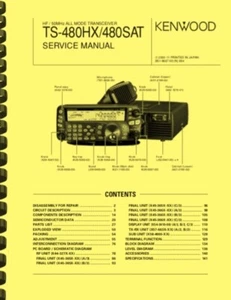 Kenwood TS-480 SAT HX Transceiver INSTRUKCJA SERWISOWA - Zdjęcie 1 z 4
