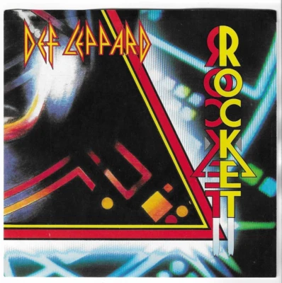 DEF LEPPARD - ROCKET / WOMEN - 1989 7" 45rpm VINYL RECORD w/PICTURE SLEEVE Foto 1 de 2