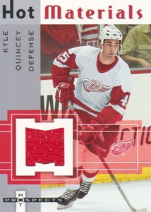 2005-06 Hot Prospects Hockey Material JERSEY Kyle Quincey