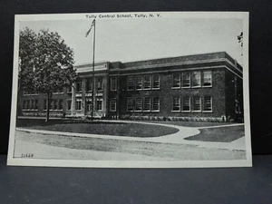 Postcard Tully NY Central School - Picture 1 of 2
