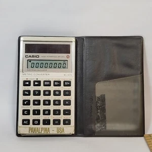 VTG MC-801S Casio Metric Converter Solar Powered Pocket Calculator Working Math - Picture 1 of 15