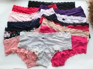 Women Sexy Briefs Smooth&Mesh underwear boyshorts knickers Panties M-L-XL-XXL - Picture 1 of 45