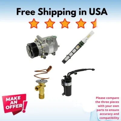 Kit Compressor A/C Fit Ford E-350 Club Wagon 2003,  E-350 Super Duty 2002-2003 - Image 1 of 4