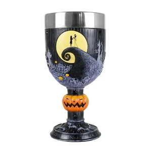 The Nightmare Before Christmas Poster Image Sculpted Resin Chalice Goblet UNUSED - Picture 1 of 4
