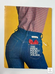 Vintage Kmart Challenger The Inside Pocket Folio Folder School Jeans Awesome! - Picture 1 of 4