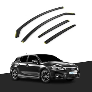 Deflectores de viento Lexus CT 200H 2011-2020 5 puertas hatchback tintados 4 piezas - Imagen 1 de 10