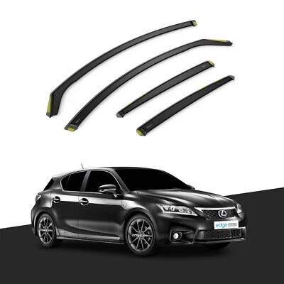 LEXUS CT 200H 2011-2020 5 Door Hatchback Wind Deflectors 4pc Tinted - Image 1 of 4