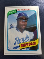 Bo Jackson Kansas City Royals 1990 Baseball Cards Presents #4 White Border