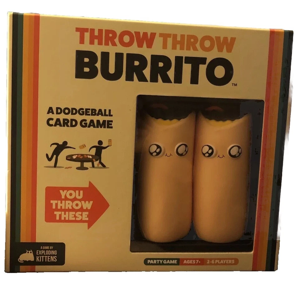 Throw Throw Burrito Card Game from Exploding Kittens -QQ - Image 1 of 4