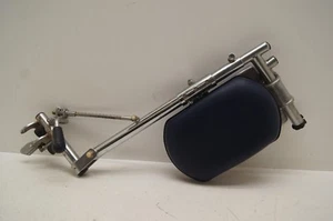 Wheelchair Legrests CHROME ALUMINUM Footplates BLUE A&I - Picture 1 of 8