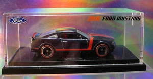 Rare RLC Exclusive Hot Wheels 2010 Ford Mustang ☆black;real riders ☆Acrylic Case - Picture 1 of 6