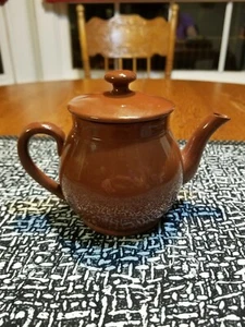 Vtg Sarreguemines (Germany) K8G Redware 4.25" Teapot - Picture 1 of 6