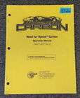 GLOBAL VR NEED FOR SPEED CARBON Arcade Game OPERATION MANUAL #8326
