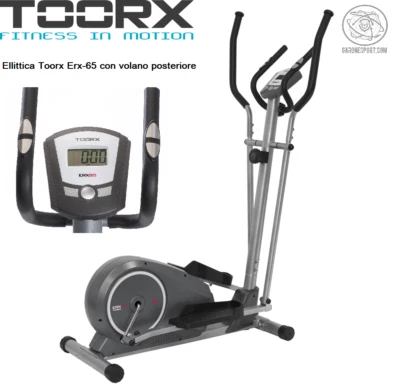 Toorx ERX-65 Ellittica home fitness con volano anteriore 8 kg salvaspazio - Immagine 1 di 4