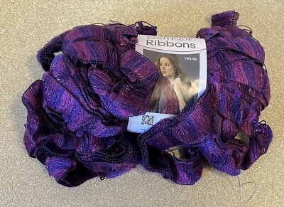 NUEVO hilo de cintas boutique corazón rojo una madeja aurora púrpura Foto 1 de 4