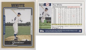 2005 Topps Retired Signature Edition Gold /500 Roy White #109