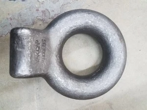 Stahl Zapfen Anhängerkupplung Lunette Ring 24000 Pfund für Schwerlast Abschleppwagen Anhänger 3" ID - Bild 1 von 2