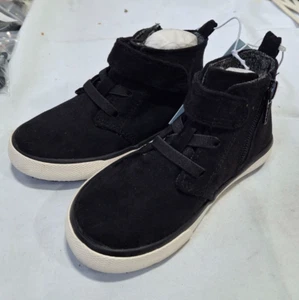 Toddler Boy's Rhett Sipper Sneakers Black - Cat & Jack Size 8 (B-749) - Picture 1 of 1