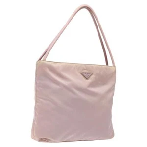 PRADA Shoulder Bag Nylon Pink Silver Auth bs25114 - Picture 1 of 23